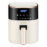 Freidora De Aire Sin Aceite Daewoo Air Fryer 3 Lts Color Blanco Display Digital