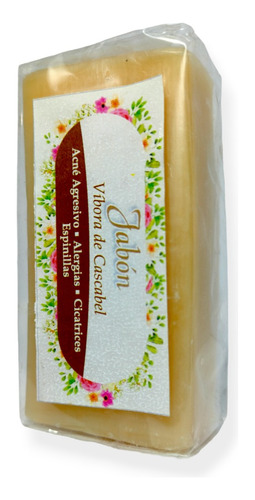 Jabón Natural Víbora De Cascabel 100gr De Crema Rosita