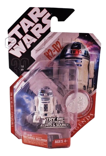 Star Wars 30 Aniversario Saga Legends R2-d2 Electronico!!!