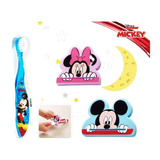 Cepillo Dental Infantil Mickey Suave + Exprime Pasta Niño 