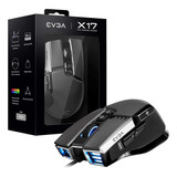 Ratón Para Juegos Evga X17, Con Cable, Gris, Personalizable,