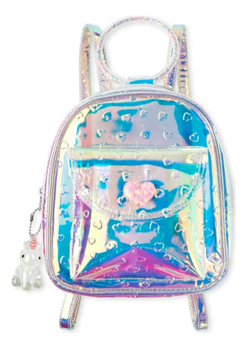 Mochila Holográfica Transparente 