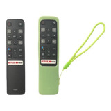 Control Tcl Smart Rc802v Voz Funda Y Pilas Incluidas