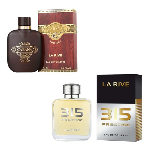 Kit 2 Perfumes Masculinos La Rive Cabana + 315 Prestige