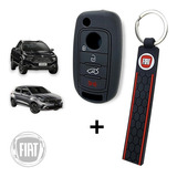 Capa E Chaveiro Chave Fiat  Pulse Argo Toro Cronos 