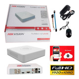 Mini Dvr Hikvision 4 Canales Turbo Hd 1080 Lite Full Hd