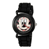 Reloj Infantil De Plastico Y Silicona De Disney Boys Mickey 