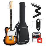 Guitarra Eléctrica Donner Dtc-100 De 39 Pulgadas Con Kit Y A