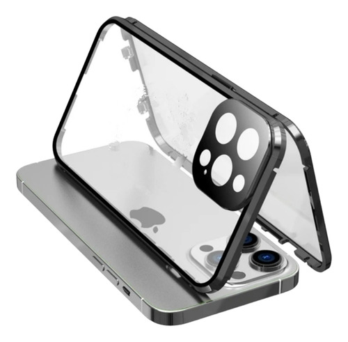 Capa Para iPhone 15 Pro Max Magnética 360 Trava Case Capinha