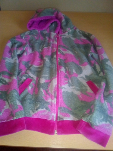 Campera Camuflada De Nena Con Capucha Dilo Tu