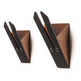 Ganchos De Pared De Madera De Doble Colgador Para Mochilas,