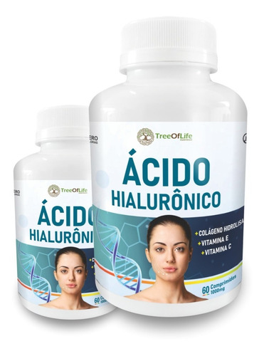 2x Ácido Hialurônico + Colágeno + Vitamina E + Vitamina C