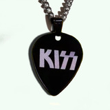 Kiss Dije Forma De Púa  + Cadena En Acero Quirúrgico