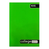 Cuaderno College Caligra. Horiz. 80 Hjs Ross 10un Color Verde Claro