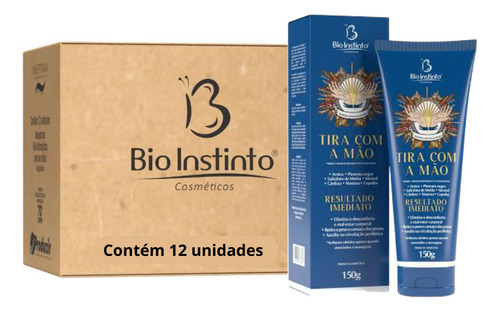  Pomada Tira Com A Mão Atacado 150g Bio Instinto - 12 Uni