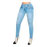 Jeans Mujer Pantalón Colombiano Mezclilla Strech Push Up 01o