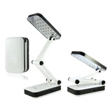 Luminária Portátil/ Mesa / 24 Leds P / Dobrável Recarregável