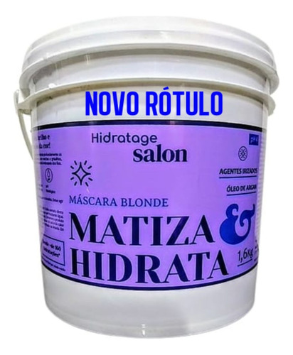 Máscara Desamareladora 5 Minutos Hidratage 1,6kg Violeta