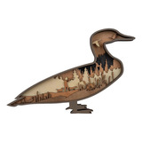 Señuelo De Pato, Pato De Madera, Pato Estratificado