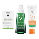 Skincare Piel Grasa Acne Control Imperfecciones Vichy 3 Pack