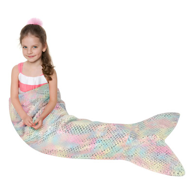 Manta Con Forma De Sirena Catalonia Para Niños, Suave, De Fe
