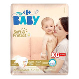 Fralda Carrefour My Baby Xg Soft Protect - 22 Unidades Tamanho Extra Grande (xg)