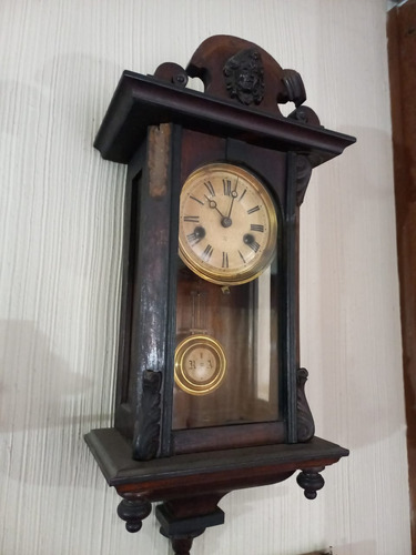 Reloj De Pared Vintage Antiguo