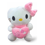 Hermoso Peluche Hello Kitty Love Para Niñas Kitty Amor