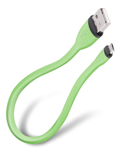 Cable Ultra Flexible Usb Verde Micro Usb Steren Usb-495