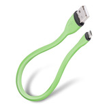 Cable Ultra Flexible Usb Verde Micro Usb Steren Usb-495