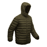 Campera Deportiva Importada Impermeable Puffer Capucha Piel