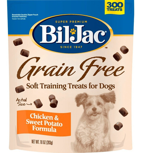 Bil Jac Snack De Entrenamiento Para Perros Grain Free 283g