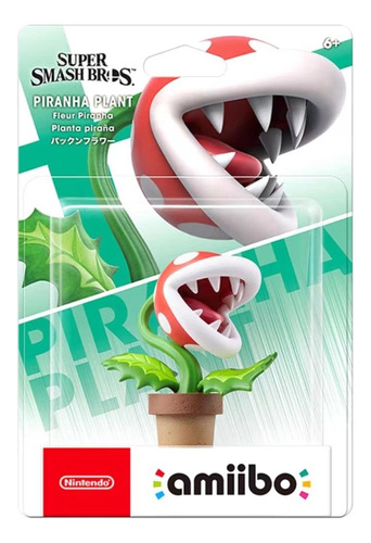 Juego De Estrellas Amiibo Original De Nintendo Smash Piranha