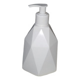 Porta Sabonete Liquido De Plástico 500ml Cor Branco