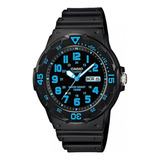Reloj Casio Mrw-200h-2bv Azul Hombre 100% Original