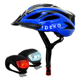 Capacete Bike Led Cores Ciclismo Sinalizador Proteçao