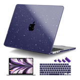 Funda Dongke Para Macbook Air 13 M2 + C/teclado Glitter B