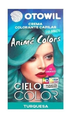 Otowil Tintura Color Fantasía - Cielo Color Caja X6 Un.