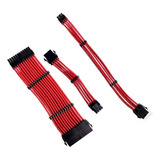 Kit Cables Mallados Zer01 Gaming (1 X 24 Pin - 1 X 4+4 Pin 