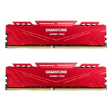 ?ddr4 Ram? Gigastone Red Game Pro Desktop Ram 16gb (2x8gb)