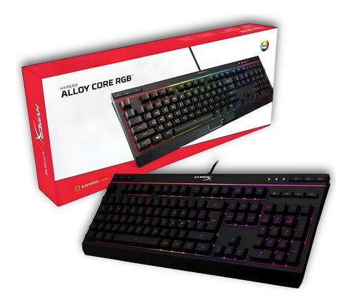 Teclado Gamer Hyperx Alloy Core Rgb Ipx Multiplataformas 