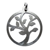 Colgante Árbol De La Vida 30mm Plata Fina 925