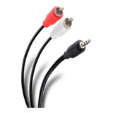 Cable Plug 3,5 Mm A 2 Plug Rca De 1,8 M