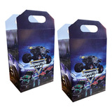 Monster Jam 20 Cajas Dulceras Bolo Aguinaldo Fiesta Trucks