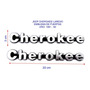 Emblemas Jeep Cherokee 1991-93. Originales Jeep Cherokee