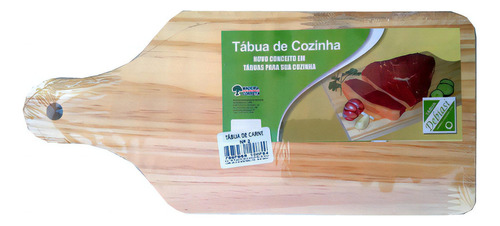 Tábua Cozinha Carne Churrasco Debiasi 28x12,5cm - Nº 02 Liso