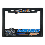 Portaplaca Para Moto Italika Ws150 C/relieve