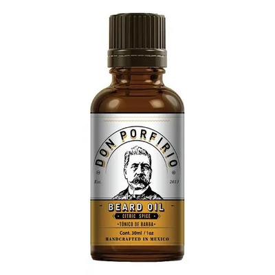 Tónico Barba Don Porfirio Aroma Cítrico Orgánico 30mL Aceite Natural | Meses sin interés
