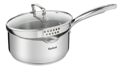 Cacerola Olla 18 Cm + Tapa Tefal Duetto G7192355 Acero Inox Color Acero Inoxidable