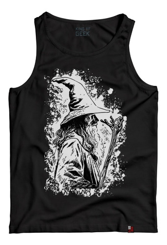 Camiseta Regata Gandalf O Senhor Dos Anéis Hobbits Filme 